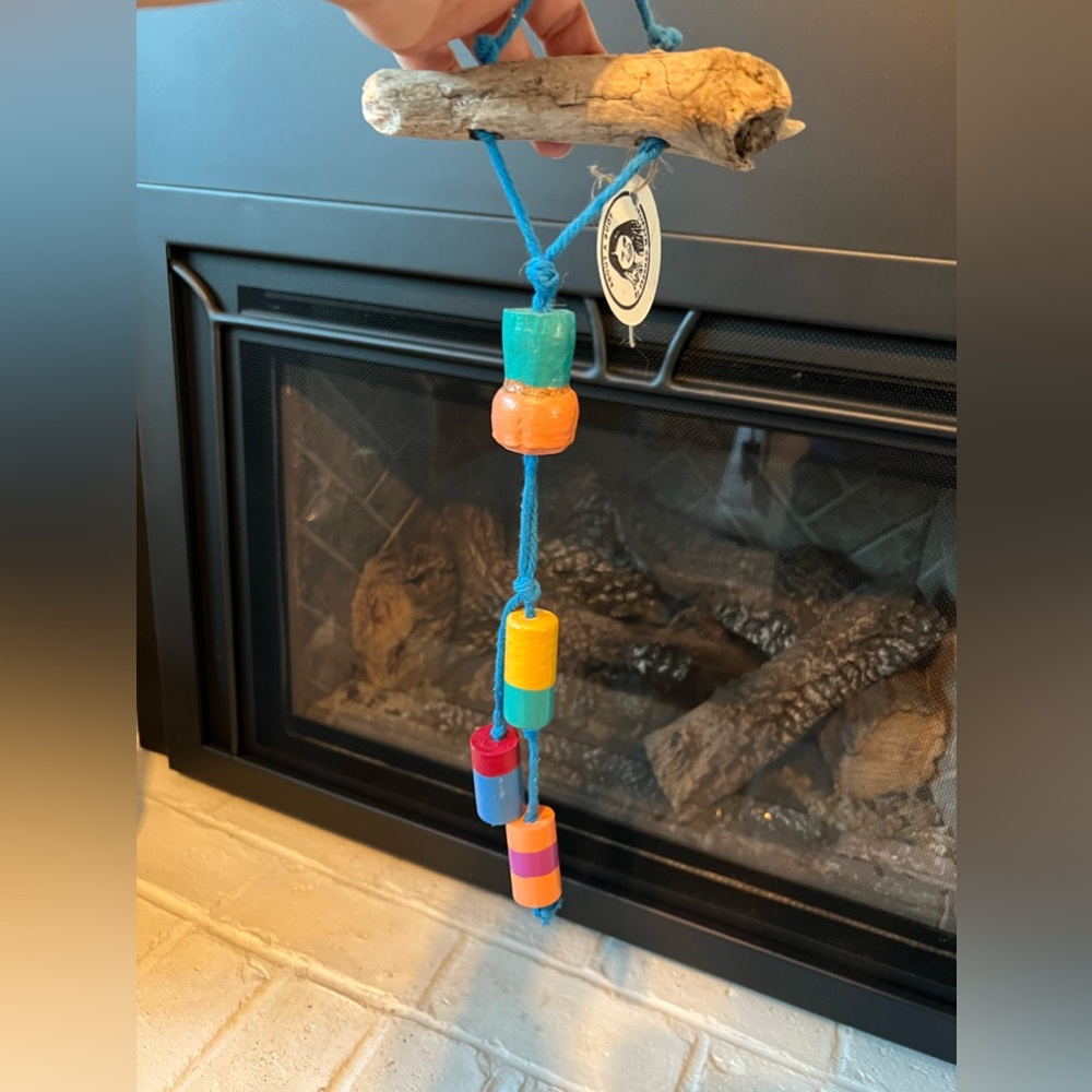 Handmade hanging driftwood piece